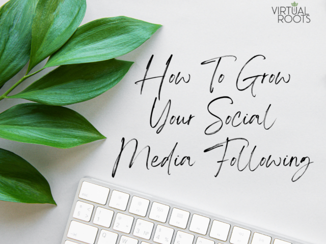 How To Grow Your Social Media Following